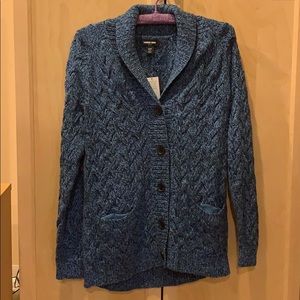 Women’s Cotton Cable Drifter Shawl Cardigan